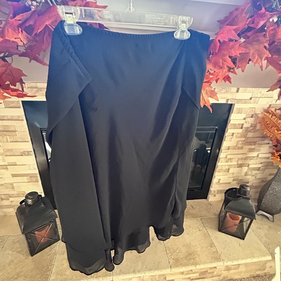 Scarlett Nite Black Midi Skirt - Picture 1 of 3